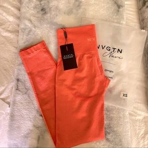 ❤️NWT NVGTN CORAL SEAMLESS CONTOUR LEGGINGS XS❤️
